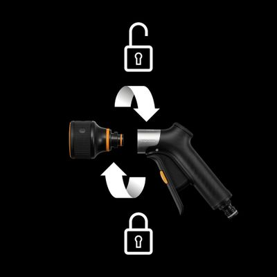 Pistolet 3 jets gachette à l'avant FiberComp