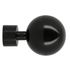 Embout déco boule à visser en métal diam 16 mm Finition Noir mat par 2 - MOBOIS