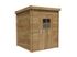 Abri de jardin en bois traité autoclave marron Zoé 1 - ép.19mm - 3,2 m² hors-tout - WHITE WOOD
