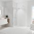 Panneau mural de douche 120x255 cm décor blanc DécoDesign Couleur - SCHULTE