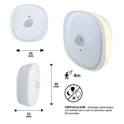 Veilleuse LED VADAE - TIBELEC