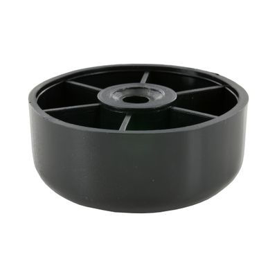 Pied de meuble rond noir diamètre 60 x 25 mm