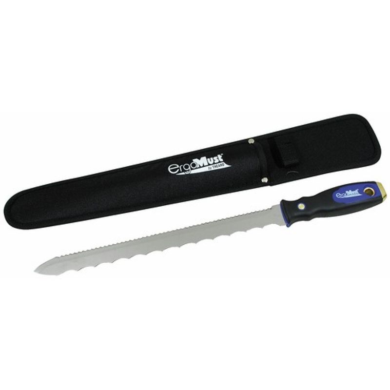Couteau A Laine De Verre Avec Etui 425 Mm Theard 990236 Materiaux Et Gros Oeuvre L Entrepot Du Bricolage