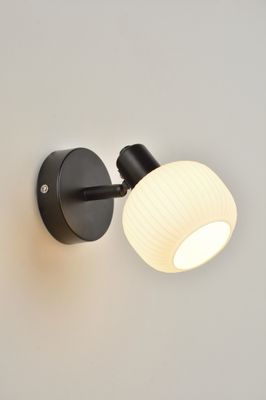 Spot E14 Shelby noir et blanc 25W - COREP