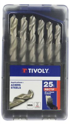Coffret hss 25pces de 1à13mm