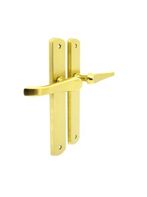 Poignées de porte Lucinda poli satiné sans trou ALPERTEC