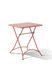 Salon de balcon PAON acier terracotta 2 places - BOCARNEA