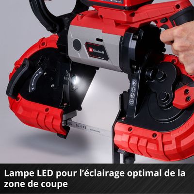 Scie à ruban sans fil 18 V TE-MB 18/127 U Li (Solo) - EINHELL
