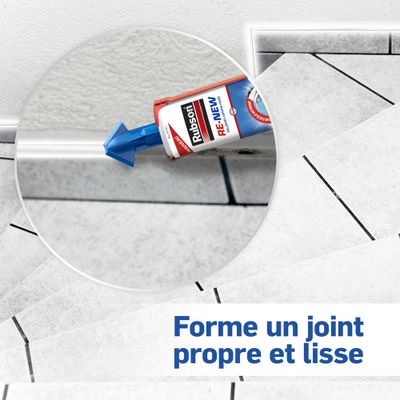Mastic rénovation d'étanchéité cuisine et bains Re-new blanc 280 ml RUBSON