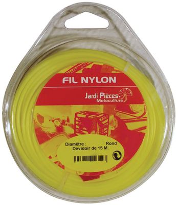 Fil nylon diamètre 3 mm 15m MDS