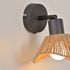 Spot E14 Sahara noir et corde 7W - COREP