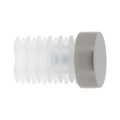 Embout déco fermium en métal diam 20 mm Finition Chrome mat - MOBOIS