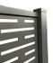 Kit rails alu anthracite pour panneau brise vue Element - 23 x 86 x 1760 mm - OLG