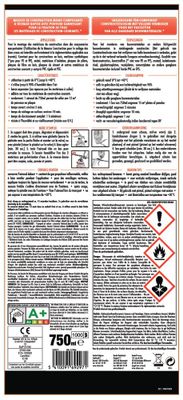 Mousse de Construction Fix Express 750 ml RUBSON