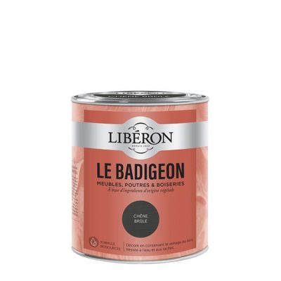 Badigeon meubles, poutres et boiseries Libéron Chêne brûlé 0,75 L - LIBERON