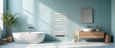 Sèche-serviettes 500+1000 W soufflerie Cosmo THOMSON