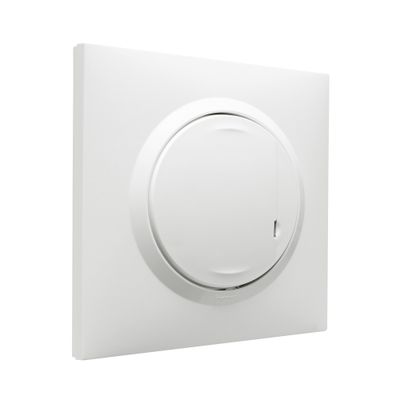 Commande connectée sans fil + plaque Blanc - Dooxie with Netatmo LEGRAND