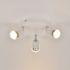 Plafonnier blanc GU10 LED 3X5W = 1050 lumens ANDY COREP