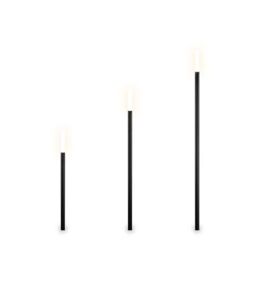 Bornes extérieur à piquer sur secteur 3 hauteurs LED blanc chaud  IP44 par 3 - Stick REALITY
