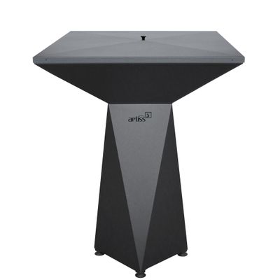 Brasero de cuisson G1 BASIC graphite avec plaque plancha, grille et couvercle de protection ARTISS