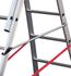 Echelle transformable 3 plans 3 x 11 échelons 6,50 / 7,30 m Premium avec base évasée aluminium - HAILO