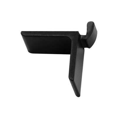 Taquet d'étagère pour crémaillère 11 à 14 mm aluminium noir par 24 - CIME