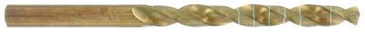 Foret métal HSS-E5 (Cobalt 5%) cobalt-Revêtu GOLD -DIN338 -h8-Pointe en croix diamètre 2,5 mm TIVOLY
