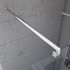 Barre de fixation murale chromee 100 cm redécoupable paroi de douche à l'italienne AURLANE