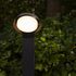 Borne extérieur LED 65cm Polo anthracite IP54 1100 lumens blanc chaud - COREP