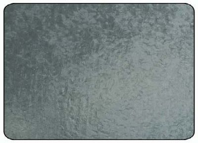 Tôle acier galva 500 x 250 mm épaisseur 1 mm CQFD