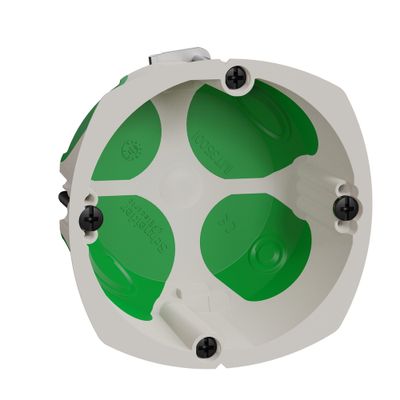 Boite d'encastrement étanche 1 poste 67x40mm IP40 matériaux creux - Multifix Air Schneider Electric