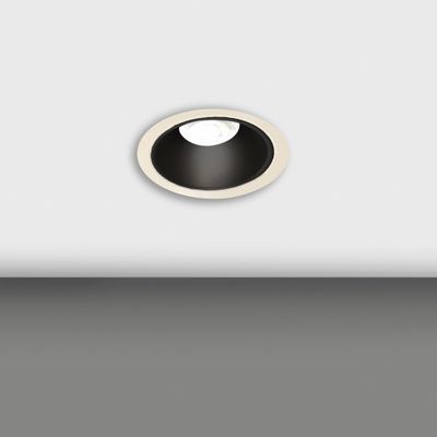 Spot LED encastrable GU10 anti-éblouissement sans ampoule Blanc/noir- Naxos ARLUX