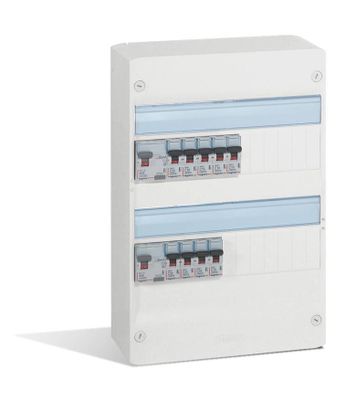 Tableau électrique pré-équipé 2 rangées pour T3 - LEGRAND