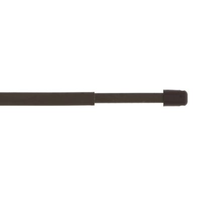 Tringle de vitrage plate extensible en métal de 50 à 80 cm Finition Marron par 2 - MOBOIS