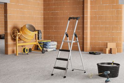 Escabeau aluminium 4XL 4 marches HAILO