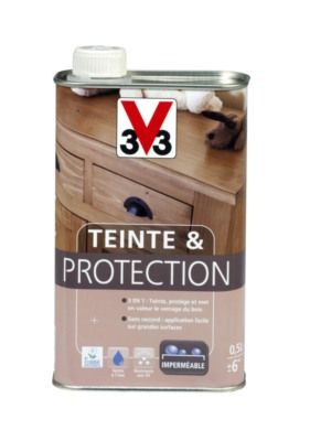 Teinte et protection des boiseries chêne foncé 0,5 L - V33