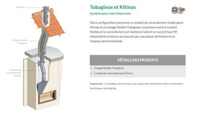 Raccord flexible inox diamètre 150 mm POUJOULAT