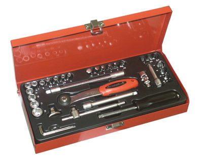 Coffret douilles et accessoires 35 pièces - RONDY