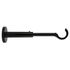 Support ouvert extensible en métal de 180  à 250 mm diam 28 mm Finition Noir brillant - MOBOIS