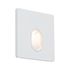 Spot LED encastrable mural carré blanc- PAULMANN
