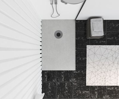 Receveur de douche à carreler 80x120 cm polystyrène - OCEA