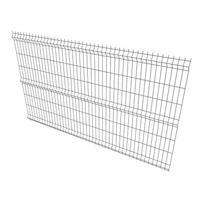 Panneau de grillage rigide Giga 200 2,50m x 1,53 m gris CLOTEX