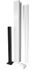 Poteau de clôture - PVC - Blanc - H 1,025 m - Kit prêt à poser - MOREY