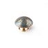 Bouton de meuble fer bleu doré diamètre 37 mm REI