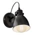 Spot mural en saillie orientable E27 40W métal noir - Priddy EGLO