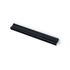 Poignée de meuble carré plat noir mat entraxe 96 mm par 4 REI
