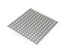 Tôle acier brut perforé trèfle 1000 x 500 mm épaisseur 1 mm CQFD