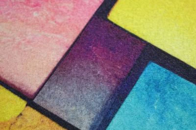 Tapis BOSTON "POP MULTICOLORE" - 50x120cm - Ep.5mm ID HOME