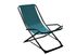 Chaise de jardin pliante PENDULAIRE chilienne acier graphite bleu, Livraison à domicile incluse - PROLOISIRS
