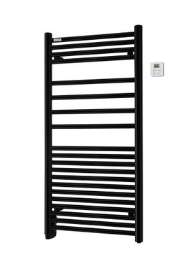 Sèche-serviettes à inertie fluide ANGORA 500W noir mat - ACOVA